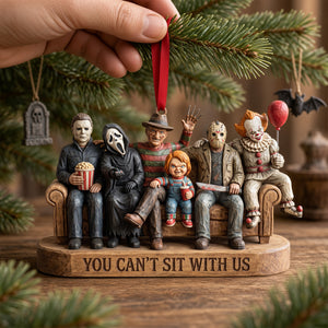 Midnight Slashers Merry Christmas Acrylic Ornament - Personalized Christmas Gifts For Horror Lovers 04nalu081026