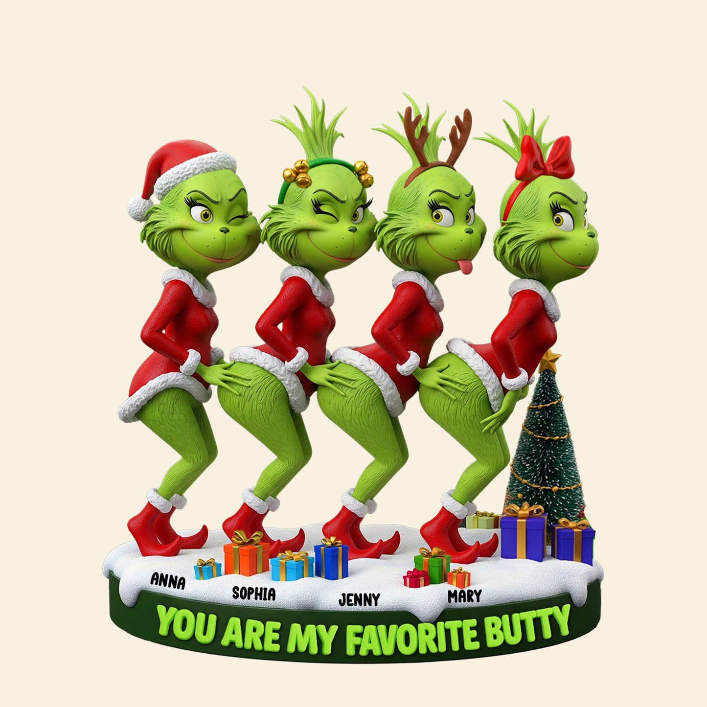 Personalized Funny Gifts For Besties Christmas Ornament 04ohtn150925