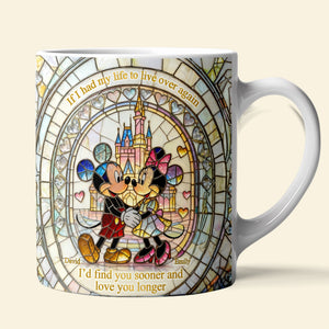 Find You Sooner, Love You Longer Coffee Mug - Personalized Gift For Couples 01TOQN290126