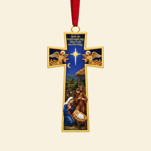 Gifts For Jesus Lover, Jesus Christmas Acrylic Ornament 01hyta171025