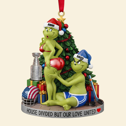 Personalized Funny Gifts For Ice Hockey-loving Couple Christmas Ornament 02hutn250925
