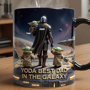 The Best Warrior Dad Magic Mug - Personalized Gifts For Dads 02nadt300426