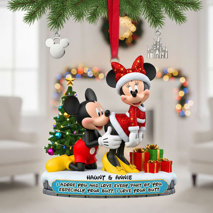 Couple Ornament - Personalized Gifts For Couple Christmas Ornament 06OHLU120925