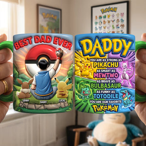 Adventure Dad And Kids Accent Mug - Personalized Gifts For Dads 04natn120526