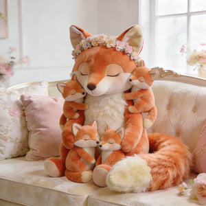 Fox Mom Pillow - Personalized Gifts For Mom 03PGLU170326