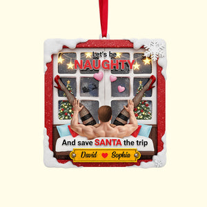 Personalized Funny Gifts For Couple Christmas Ornament 04hutn160925