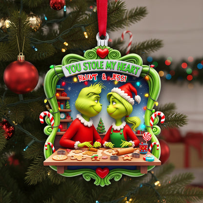 Personalized Gifts For Couple Christmas Acrylic Ornament 03hulu110925