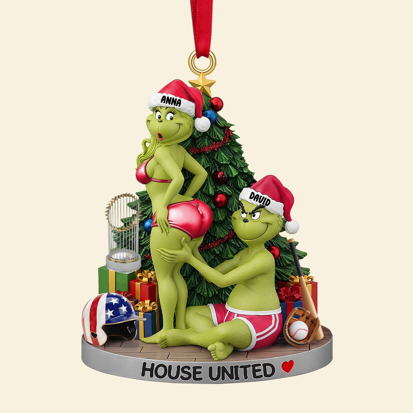 Personalized Gifts For Baseball-loving Couple Christmas Ornament 03hutn250925