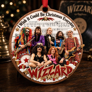 Wizzard Classic Rock Christmas Ornament - Personalized Gifts For Music Lovers 03hudt231026