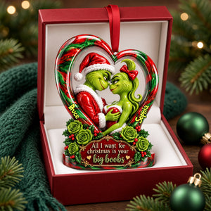 Playful Desire Couple Ornament - Personalized Christmas Gifts 05ohlu240926