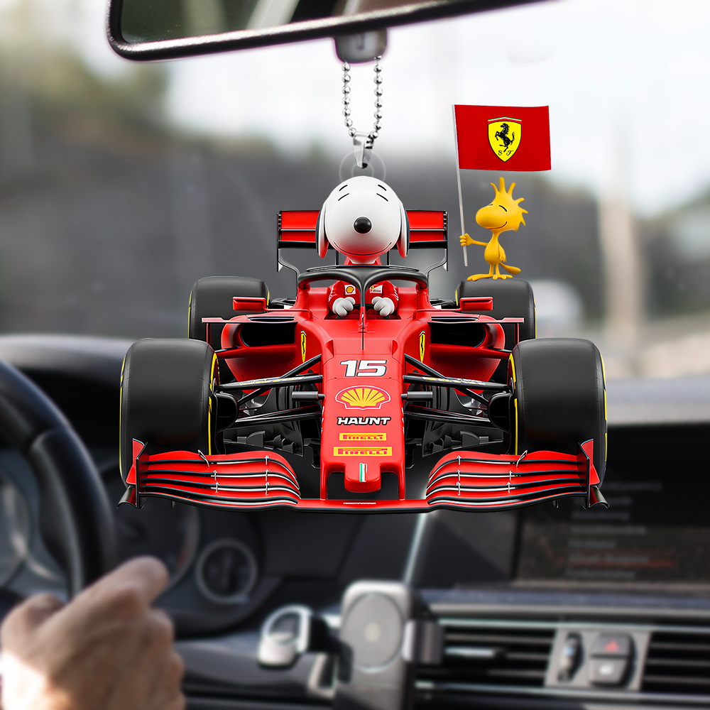 Red Buddy  Racer Car Ornament - Personalized Gifts For Movie Lovers 02NALU210725