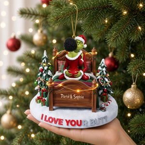 A Naughty Little Christmas Ornament - Personalized Gifts For Couple 02TOLU040926