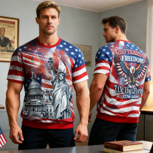 250th America Anniversary 3D Shirt - Personalized Gifts For Patriots 04hulu280126