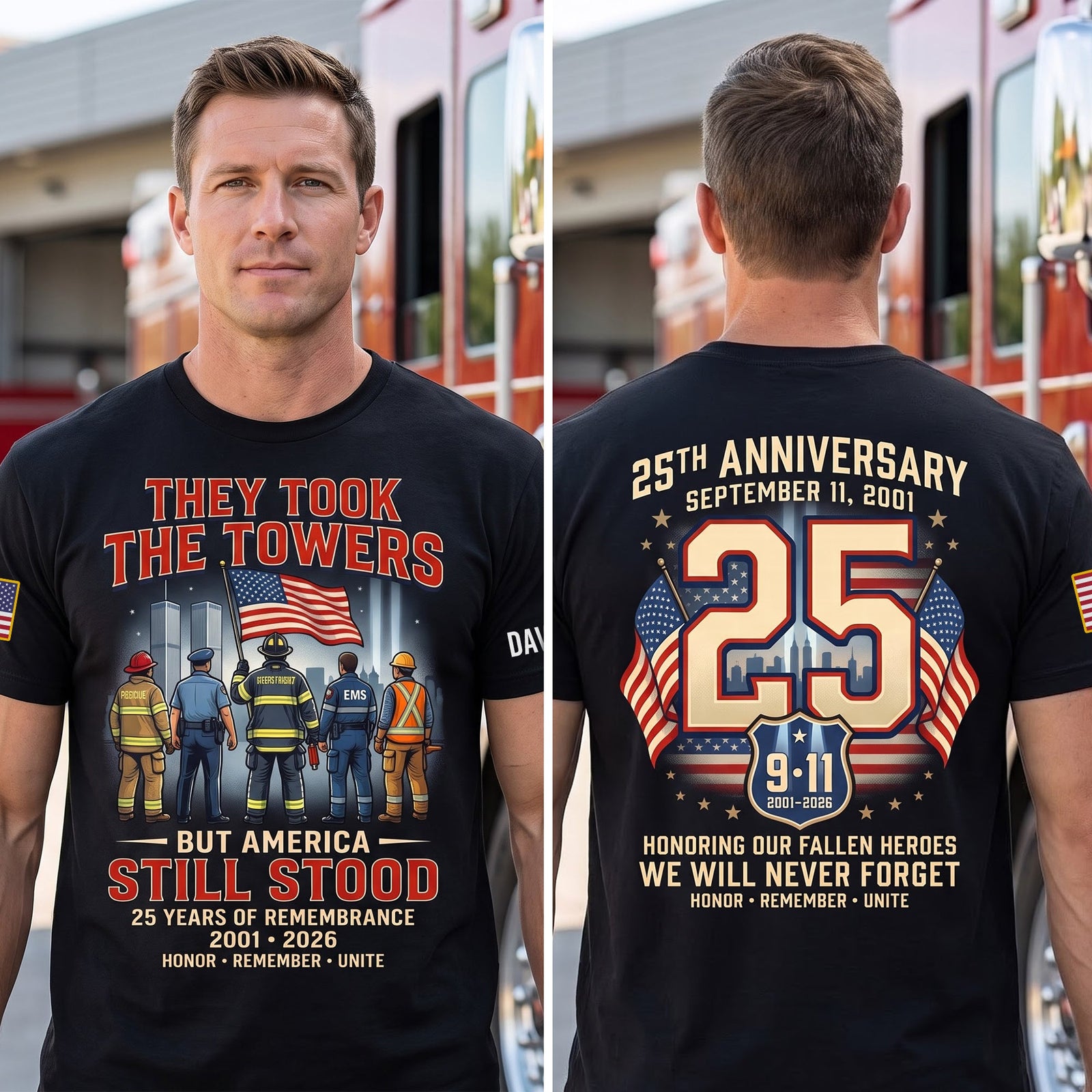 25 Years Of Remembrance Shirt - Personalized Memorial Gifts 07TYQN300726