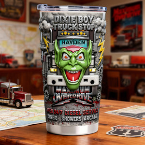 Fierce Trucker 20oz Tumbler - Personalized Gifts For Truckers 04nalu150126