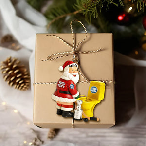 Rivalry Santa Ornament - Personalized Gift For Sport Lovers 02HULU151025