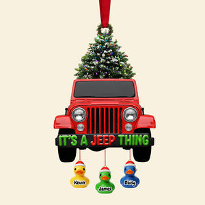 Off-road Duck Acrylic Ornament - Personalized Gifts For Christmas 05hyta191125