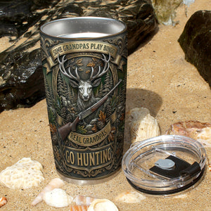 Hunting Grandpa 20oz Tumbler - Personalized Gifts For Grandpa Tumbler 02PAQN280226
