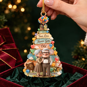True Love Never Gets Old Ornament - Personalized Christmas Gifts For Couple 08nadt061026