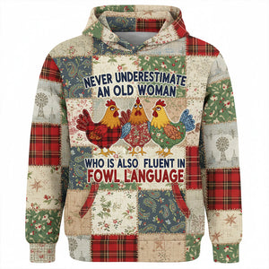 Personalized Funny Gifts For Chicken Lovers Hoodie 02natn251125