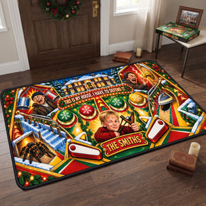 Mischievous Christmas House Runner Rug - Personalized Gifts For Family 06halu230926