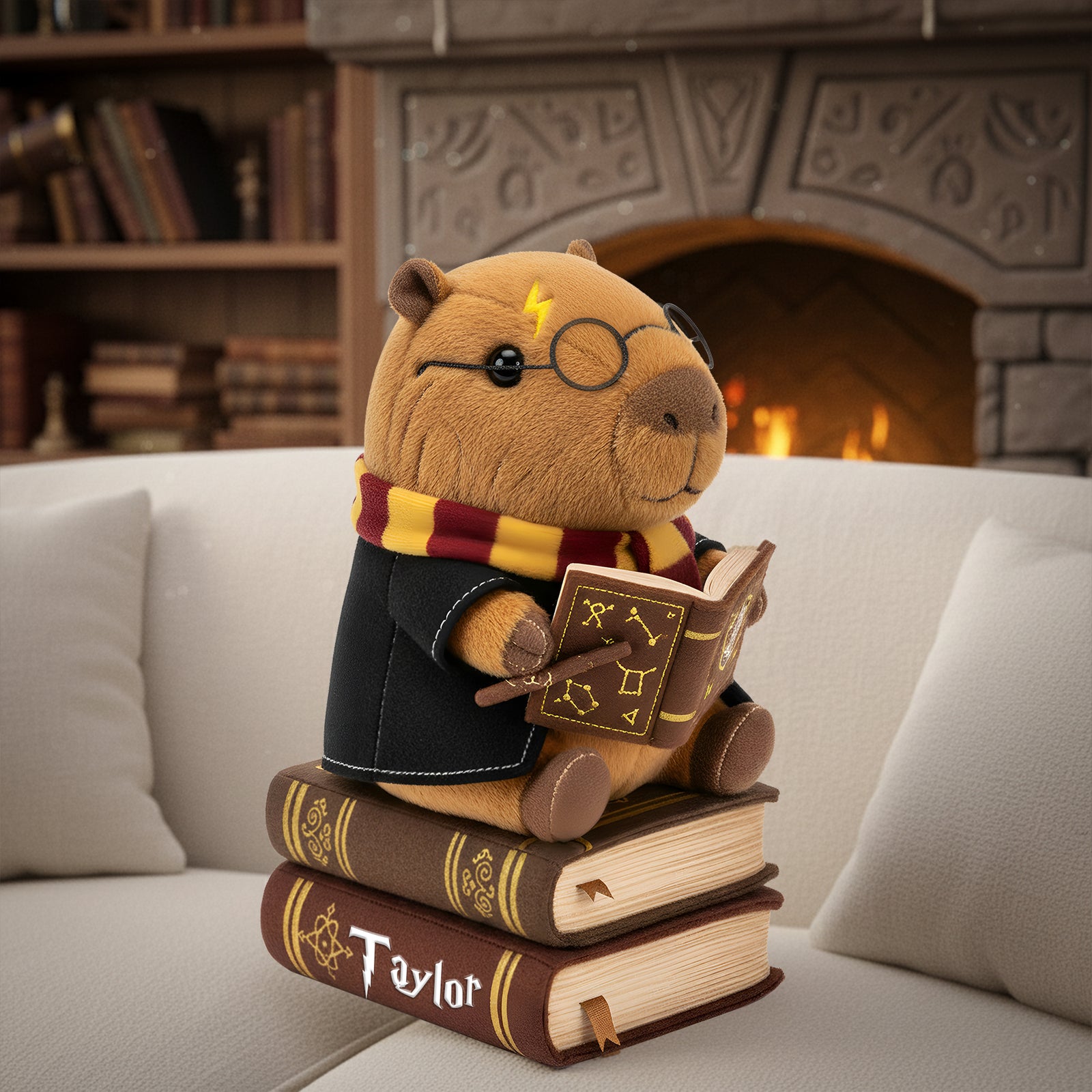 Personalized Chunky Forest Critter Pillow 08PALU191125