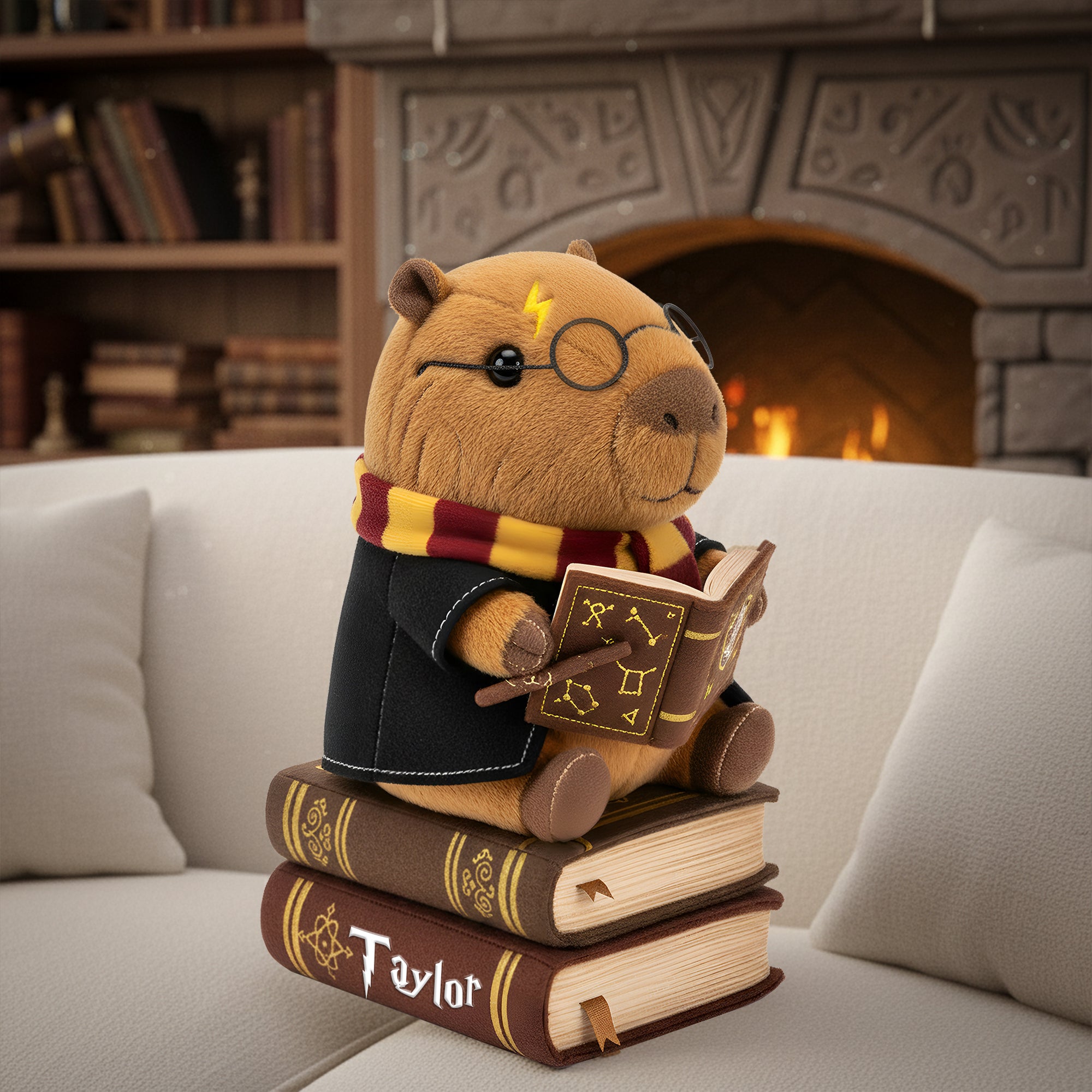 Personalized Chunky Forest Critter Pillow 08PALU191125