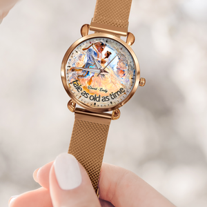 Couple Mesh Strap Quartz Watch - Personalized Gifts For Couple 04TGPU170725