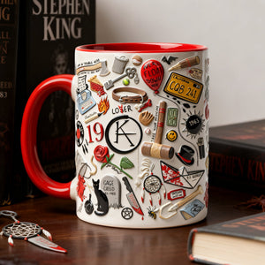 Horror Book Icon Accent Mug - Personalized Gifts 02nalu220126