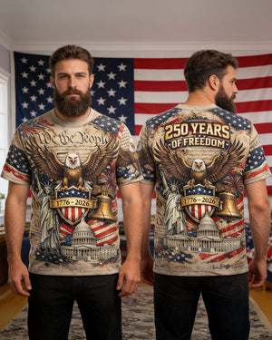 250th Anniversary 3D Shirt – Personalized Gifts For Patriots 02hutn280126