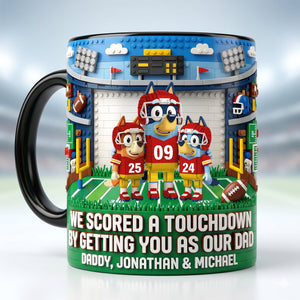 Sport Lover Puppy Kids Magic Ceramic Coffee Mug - Personalized Gifts For Father's Day Magic Mug 02HUTN220426