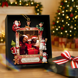 Christmas Picture Frame Acrylic Ornament - Custom Photo Gifts For Family 01HYQN071125
