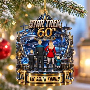 Sci-fi Theme Christmas Ornament - Personalized Gifts For Family 01OHQN230926