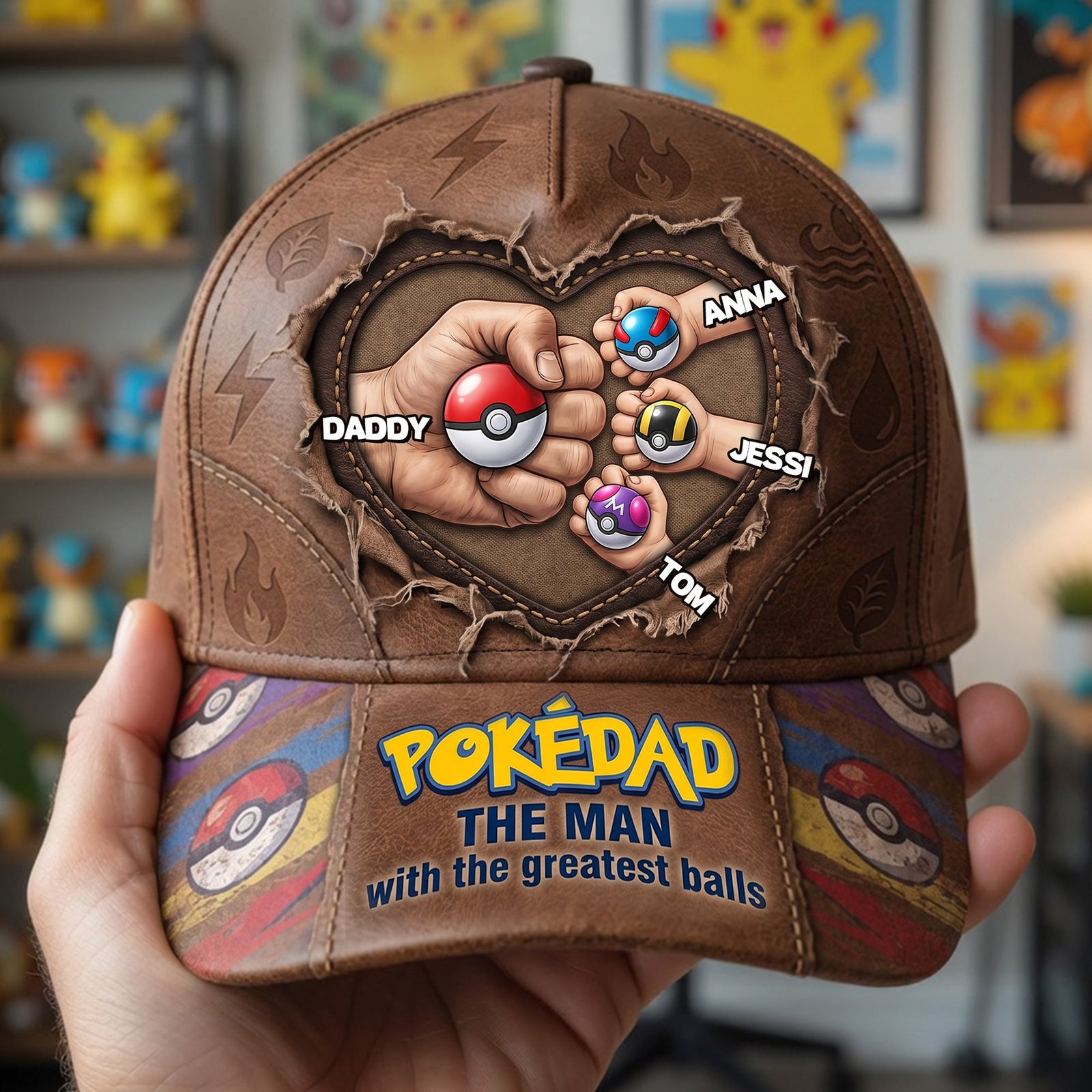 Monster Trainer Classic Cap - Personalized Gifts For Dad 02NALU080526