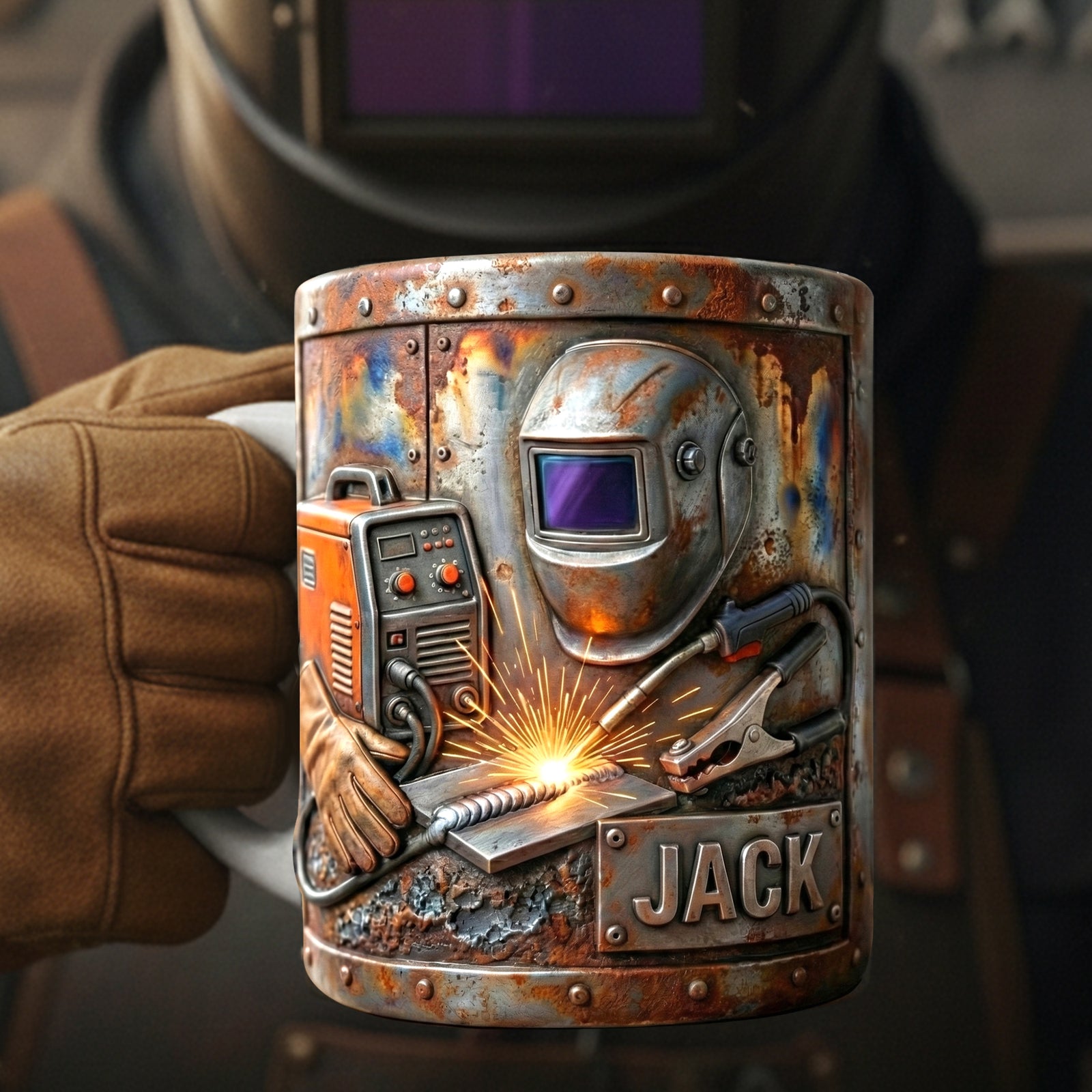 Proud Welder Coffee Mug - Personalized Gifts For Welders 08TGLU271125