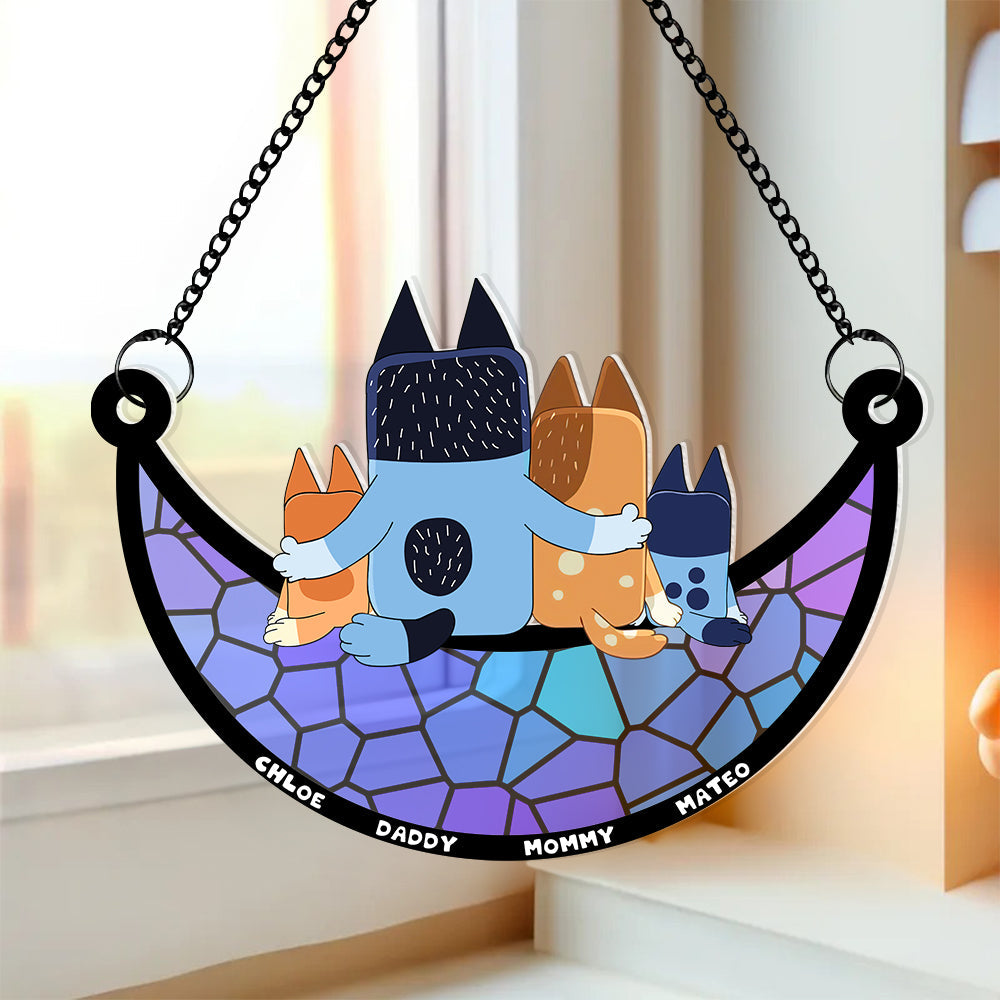 Personalized Gifts For Family Suncatcher Ornament 03nadt250424-Homacus