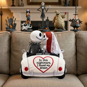 Spooky Couple Pillow  - Personalized Gifts For Couple 01tolu131225