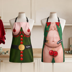 Spicy Christmas Costumes Aprons, Personalized Gifts For Couple 04qhqn200826