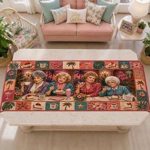 Retro Ladies Quilted Table Runner - Personalized Gifts 01nalu140826