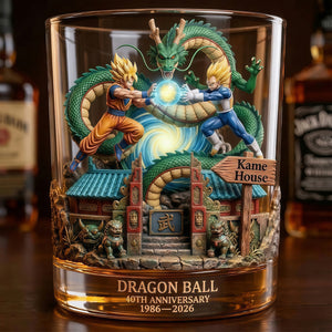 40 Years Of Legend Round Glass - Gifts For Anime Lovers 06TYLU200326