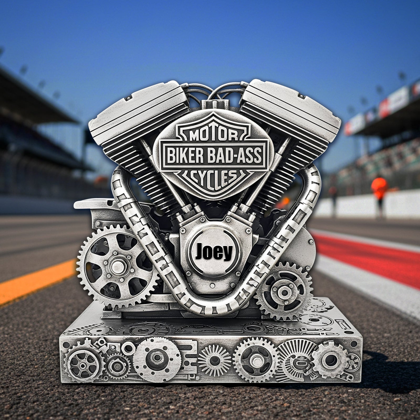 Strong Motorcycle Engine Acrylic Plaque - Personalized Gifts For Bikers 03QHLU170925