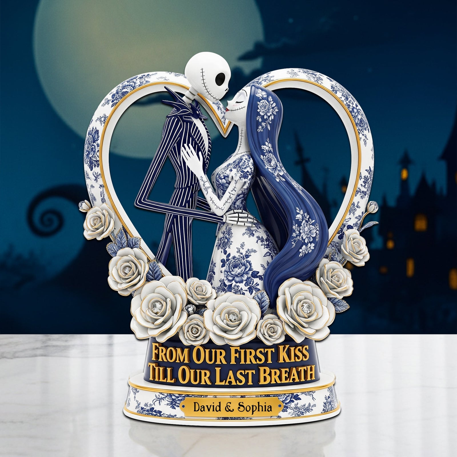 Ghoulmates Forever Acrylic Plaque - Personalized Christmas Gifts For Couples 05PGLU190925