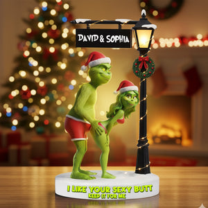 Cheeky Green Monster Couple Acrylic Light Box - Personalized Gifts For Couples 04OHLU061125