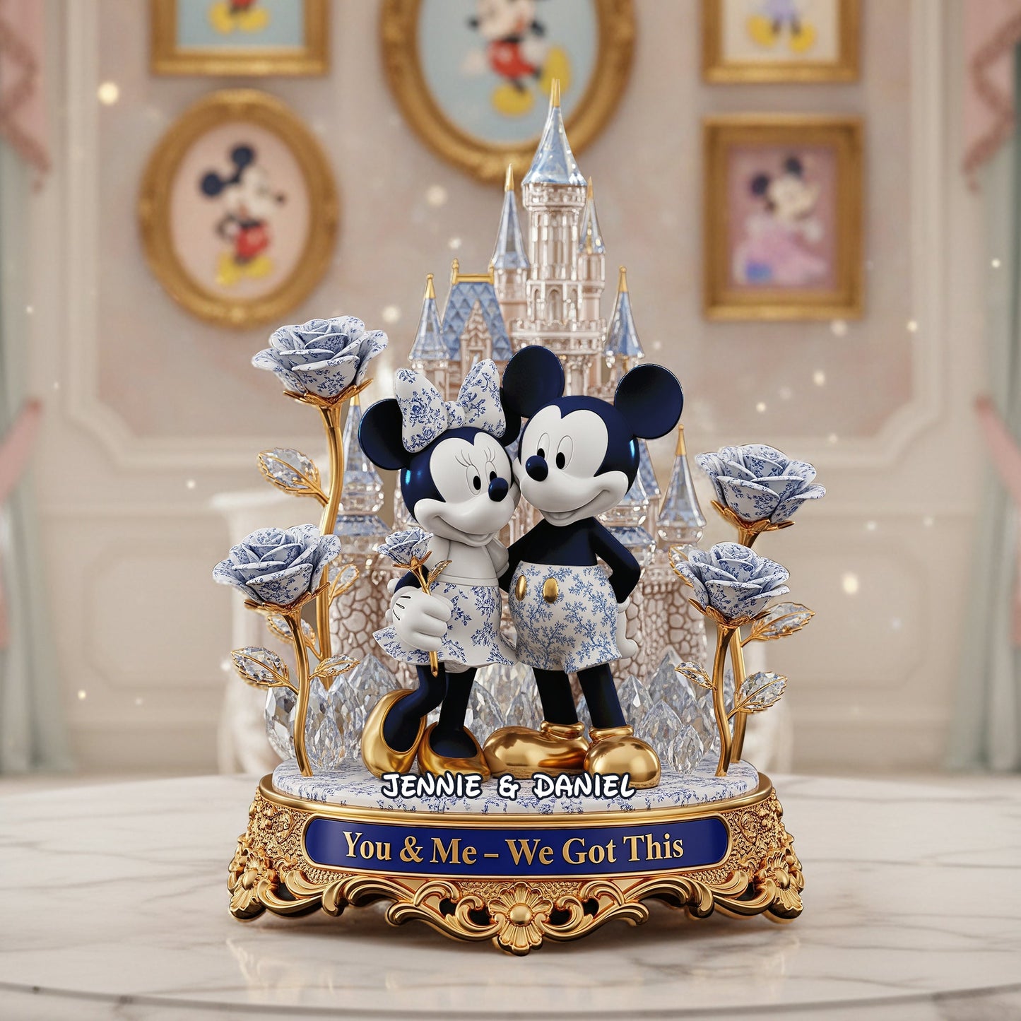 Castle Of Love Ornament - Personalized Christmas Gifts For Couples 04PGLU190925