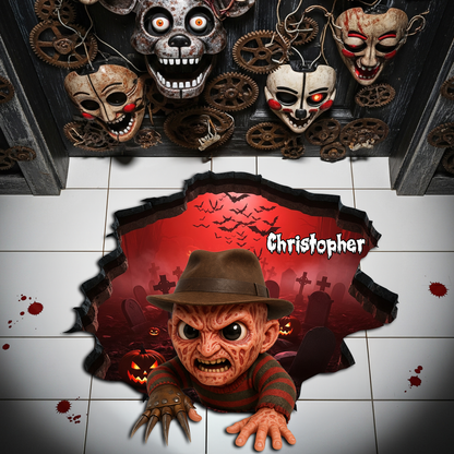 Halloween Scary Doormat - Personalized Gifts For Movie Fans 05PGLU150825