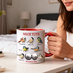 Funny Birds Coffee Accent Mug - Personalized Gift For Her 02NALU291225