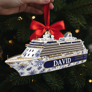 Road Trip Cruising Ornament - Personalized Gifts For Cruising Lovers 05PGLU041025