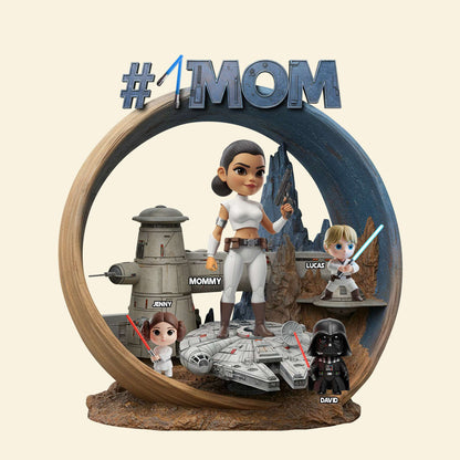 The Cosmic Energy Mom Acrylic Plaque - Personalized Gifts For Mother 02QHTN250425-Homacus