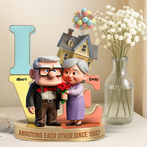 Old Couple Acrylic Plaque - Personalized Gifts For Couple 03pgqn261125