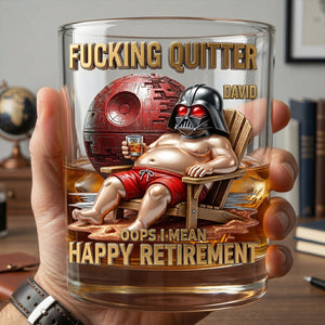 Retirement Mode Activated Round Glass - Gift for Retirees 01hutn080626
